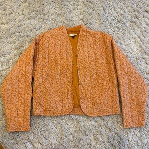 Universal Thread Orange Floral Utility Jacket